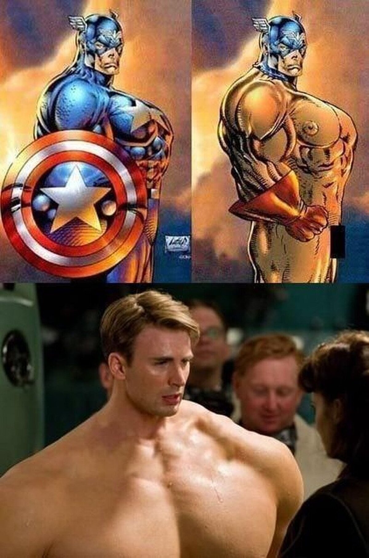 El dibujante de este comic de Marvel faltó a clases de anatomia 