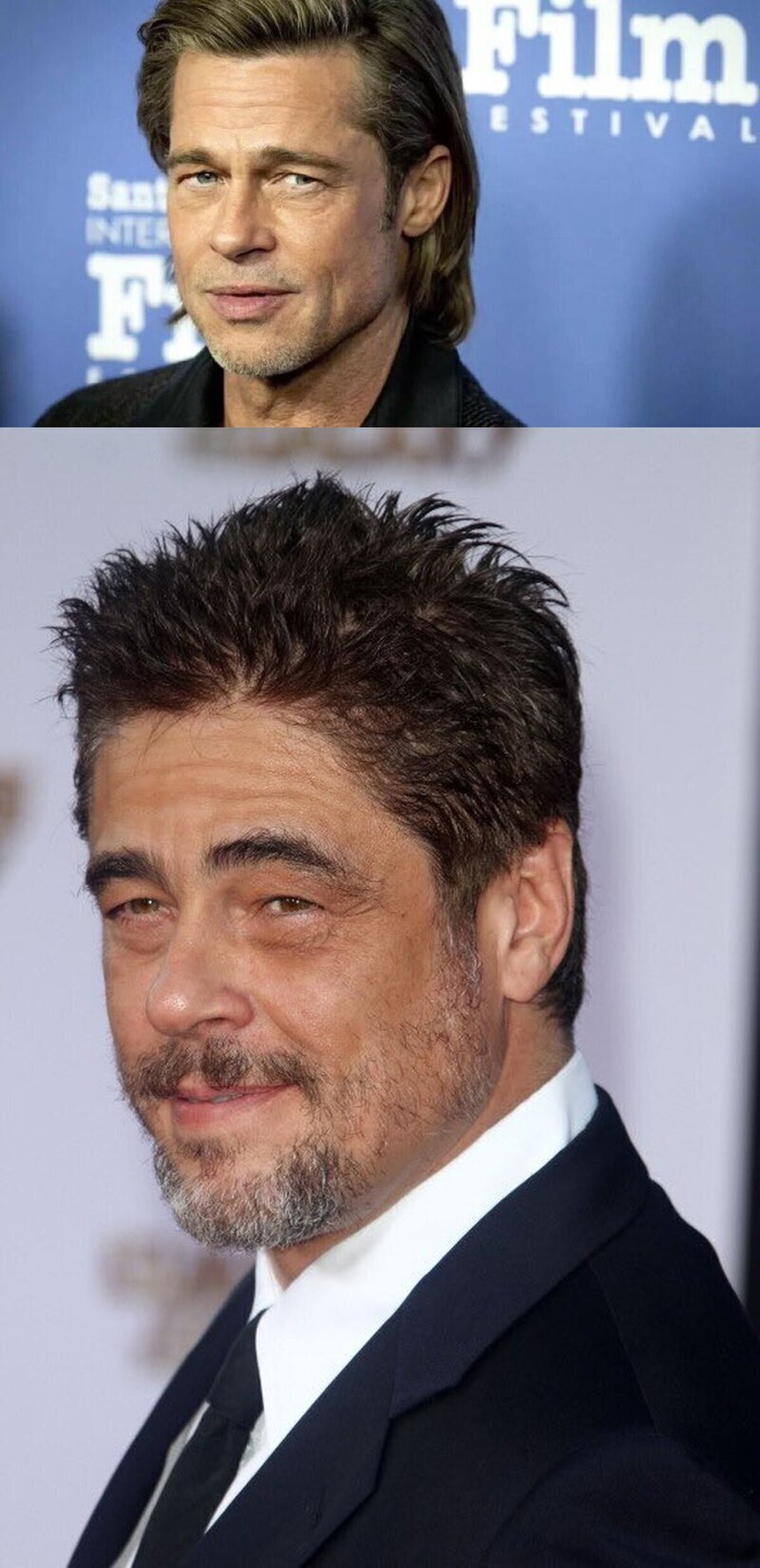La transformación de Brad Pitt en Benicio Del Toro está al 75%.  