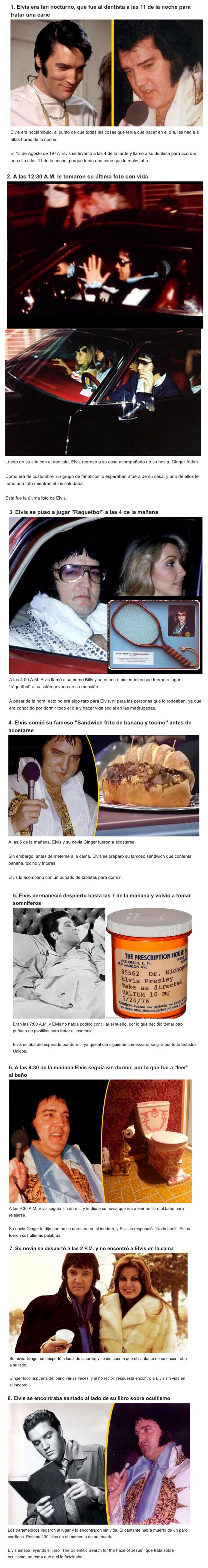 GALERÍA: 8 Cosas que pasaron en “Las últimas 24 horas de vida” de Elvis Presley