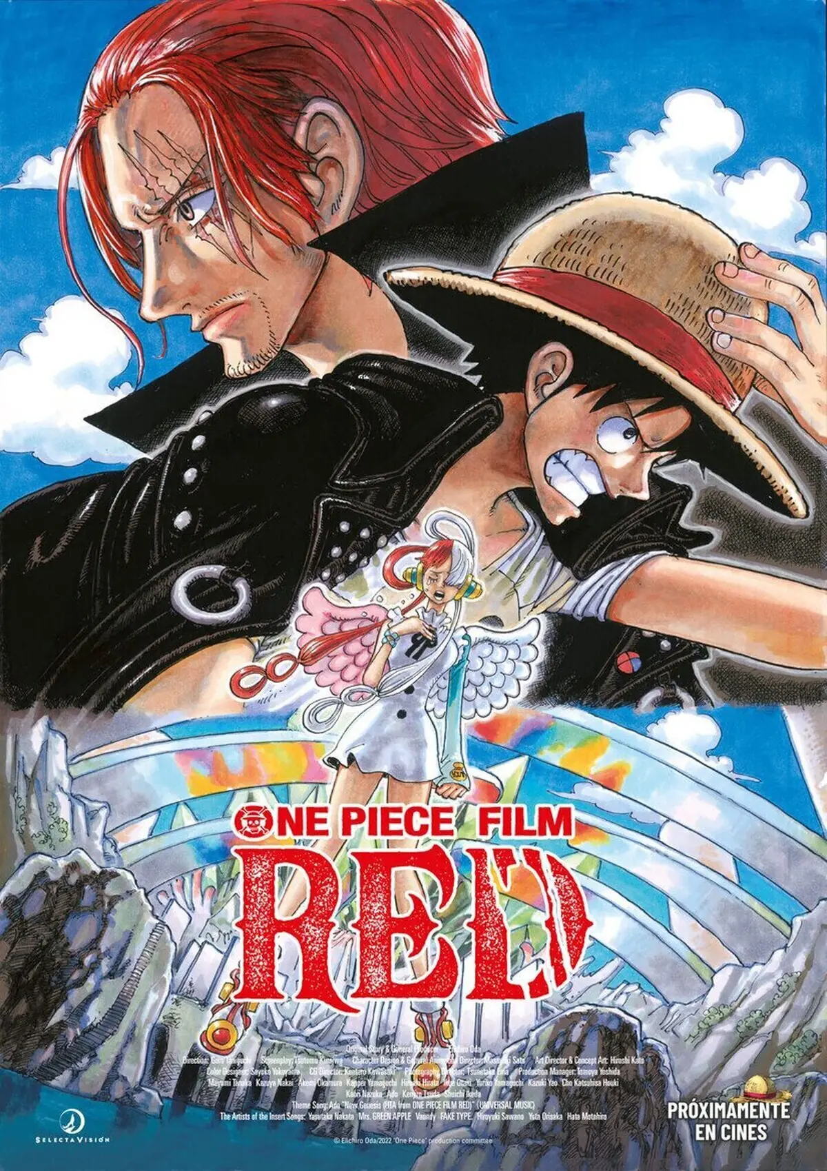 ONE PIECE FILM: RED quiere ganarse el corazón de los fans europeos tras haber batido récords de taquilla en Japón y en Francia