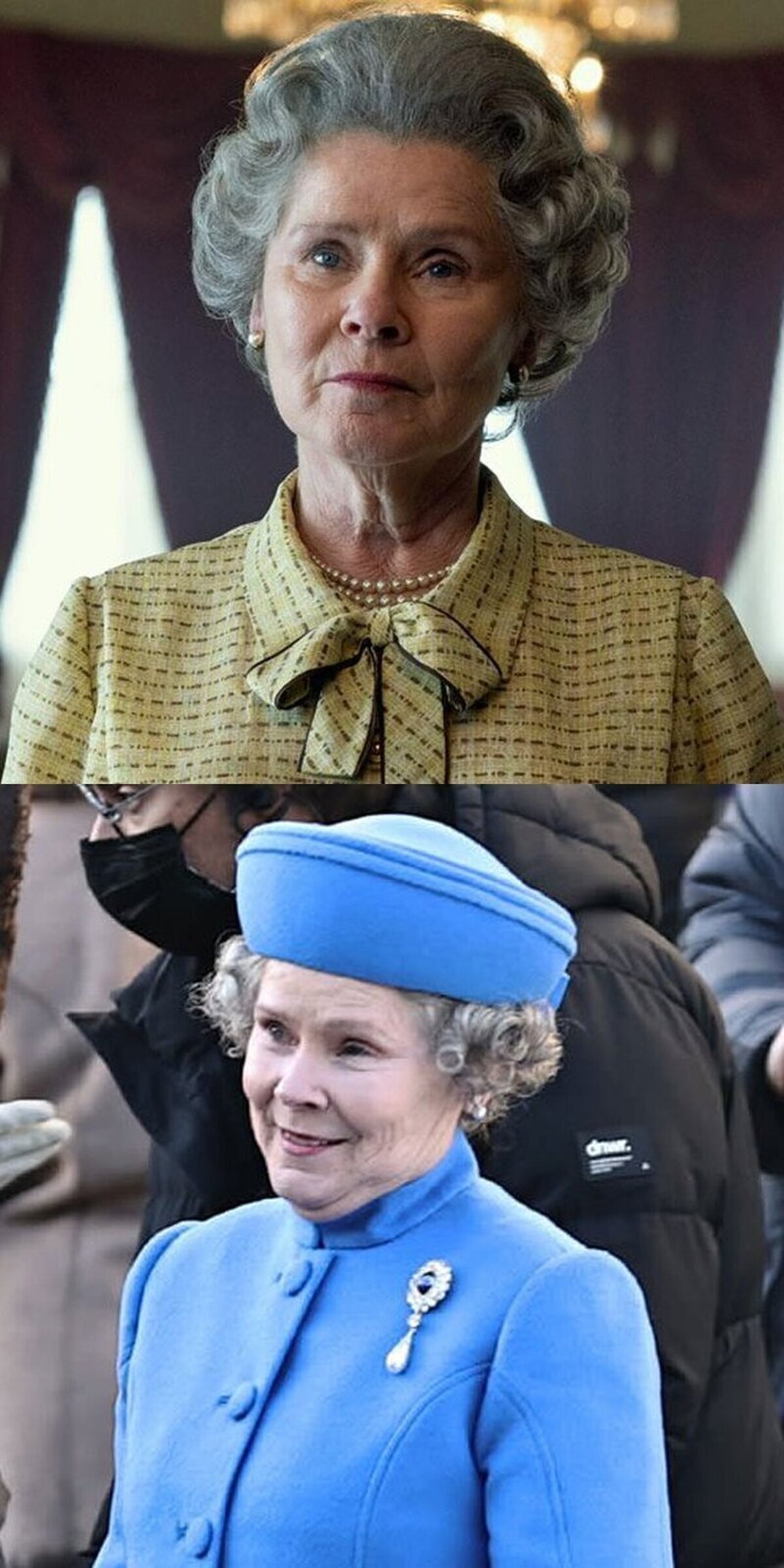 Me es imposible ver a Imelda Staunton como la Reina Isabel II. Solo veo a Dolores Umbridge.  