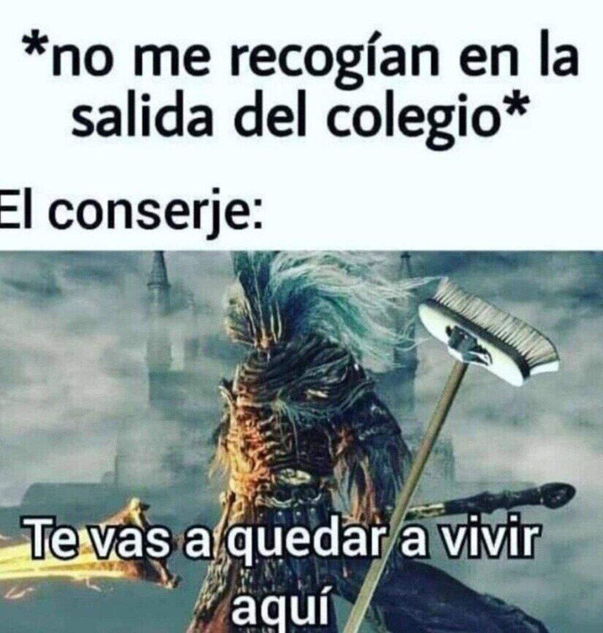 El típico conserje don comedia