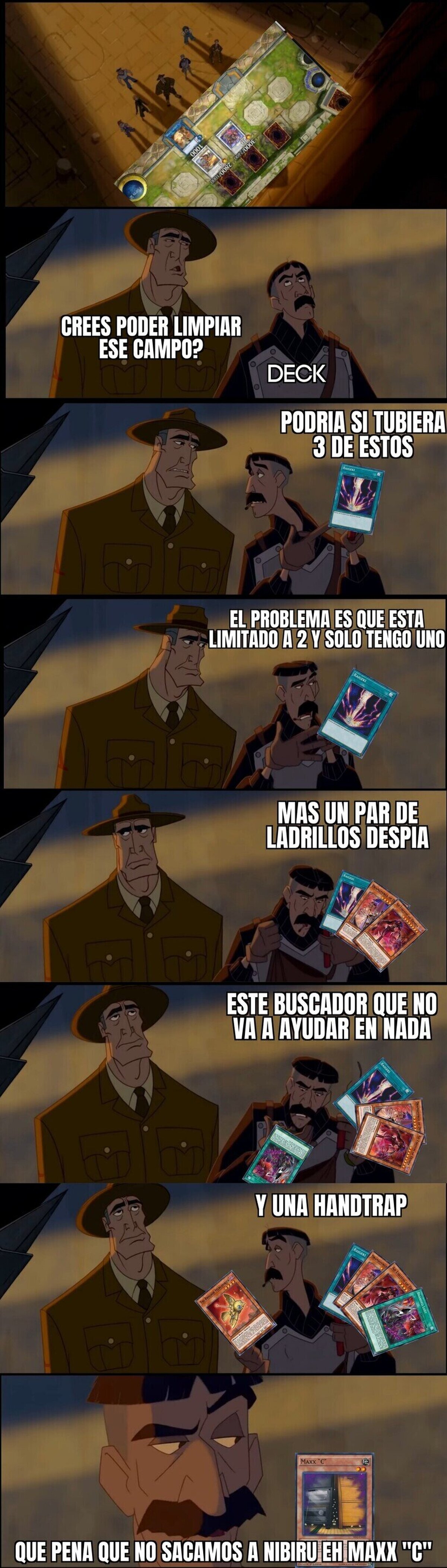 El meta de master duel es duro