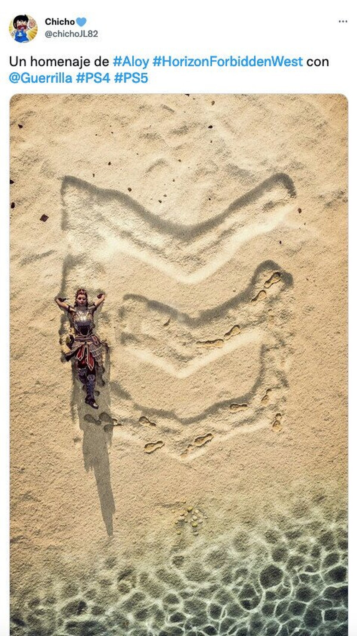 Detallazo en las playas de Horizon
