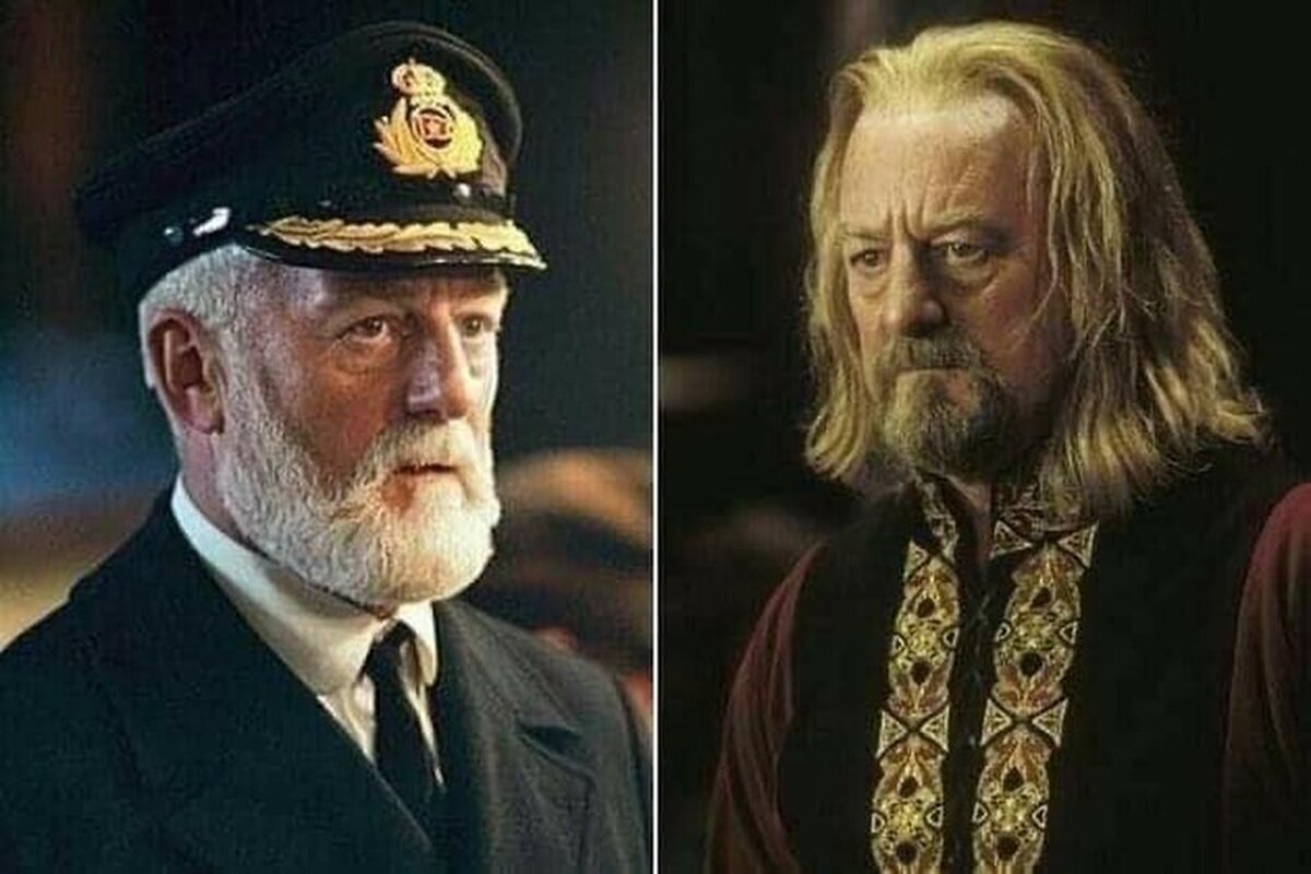 Bernard Hill es el único actor que ha trabajado en dos películas ganadoras de 11 Oscars: interpretando al Capitán Smith en “Titanic” y como el Rey Theoden en "El Señor de los Anillos”. 