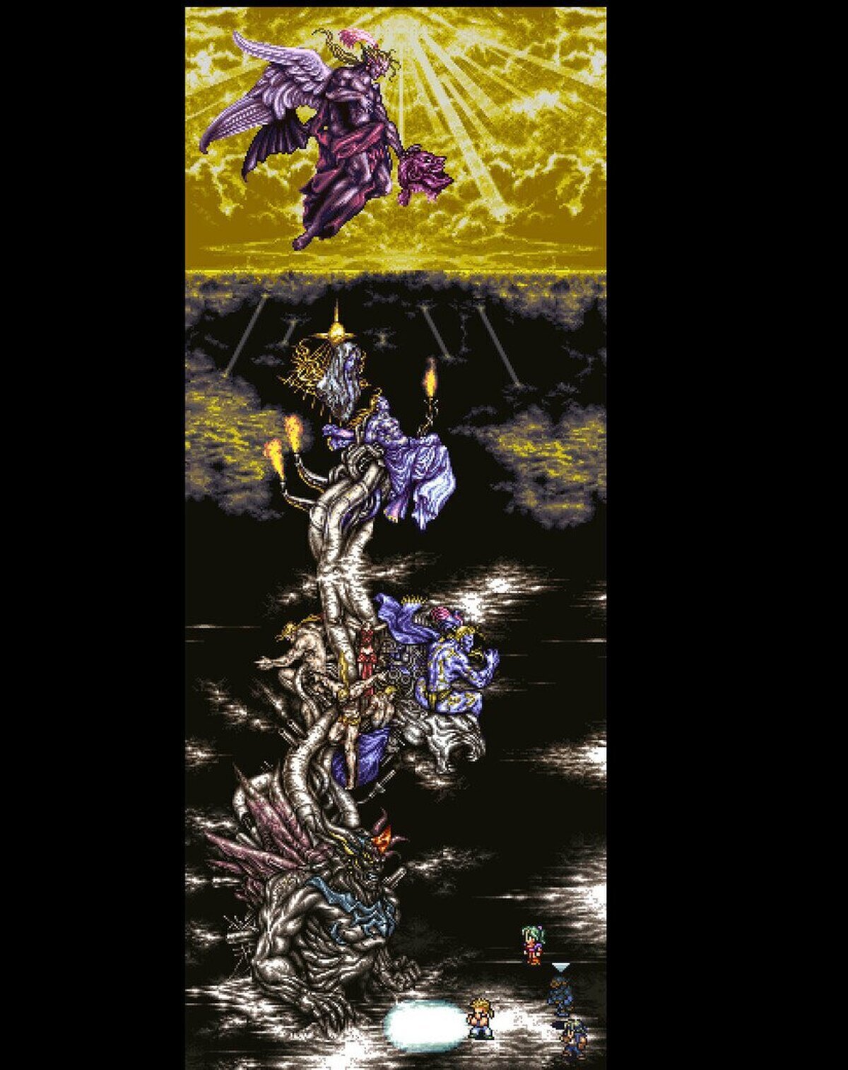 Kefka en todo su esplendor