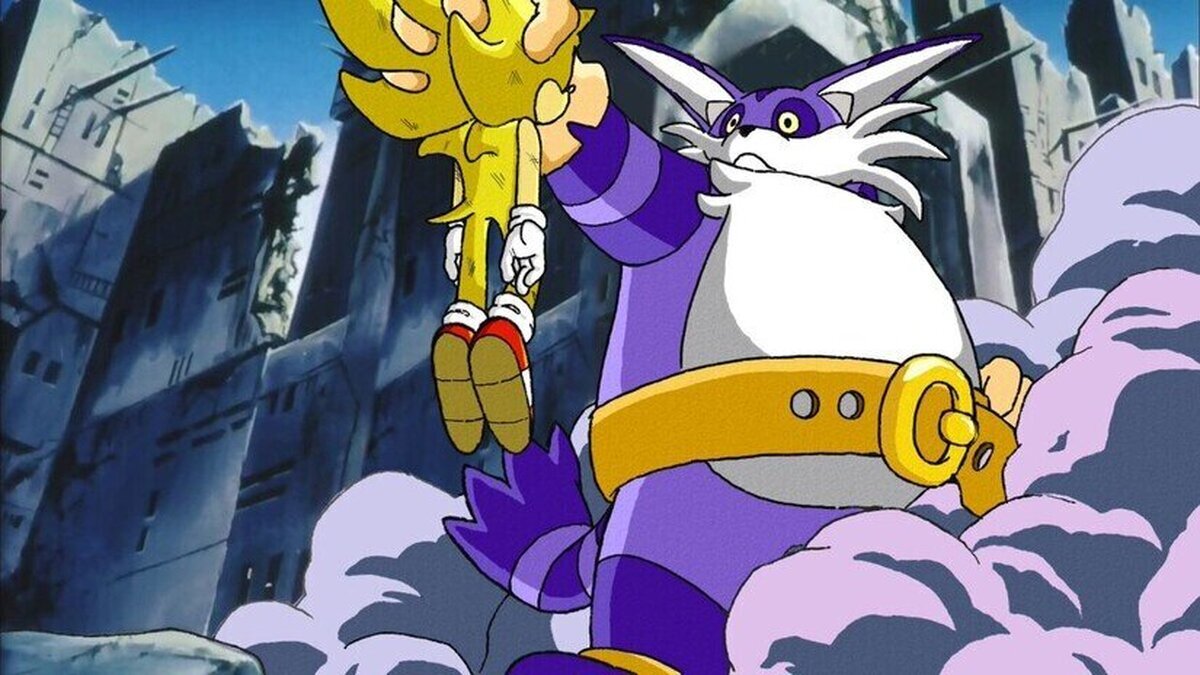 Eres débil Sonic, te hace falta pescar mas 
