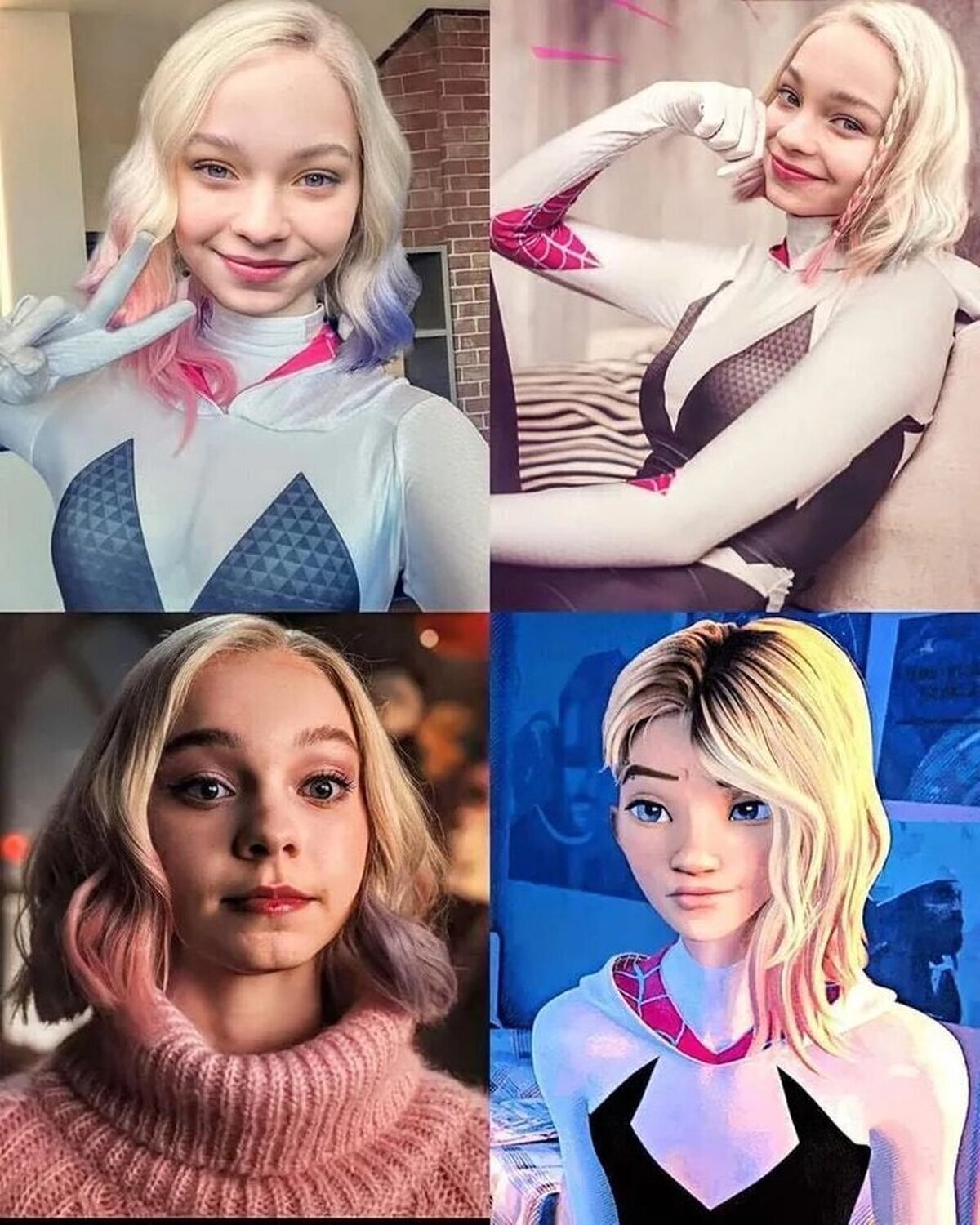 Spider-Man: así de perfecta se vería Emma Myers de Miercoles como Spider-Gwen