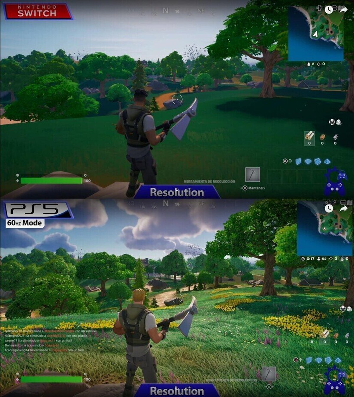 La diferencia es abismal