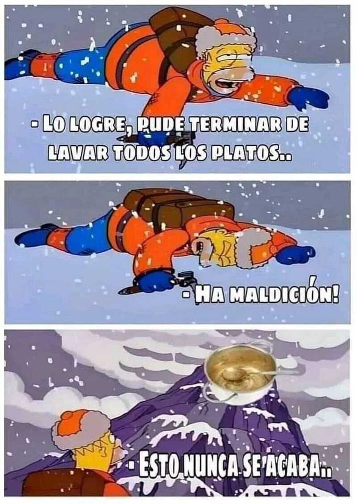 Las malditas ollas 