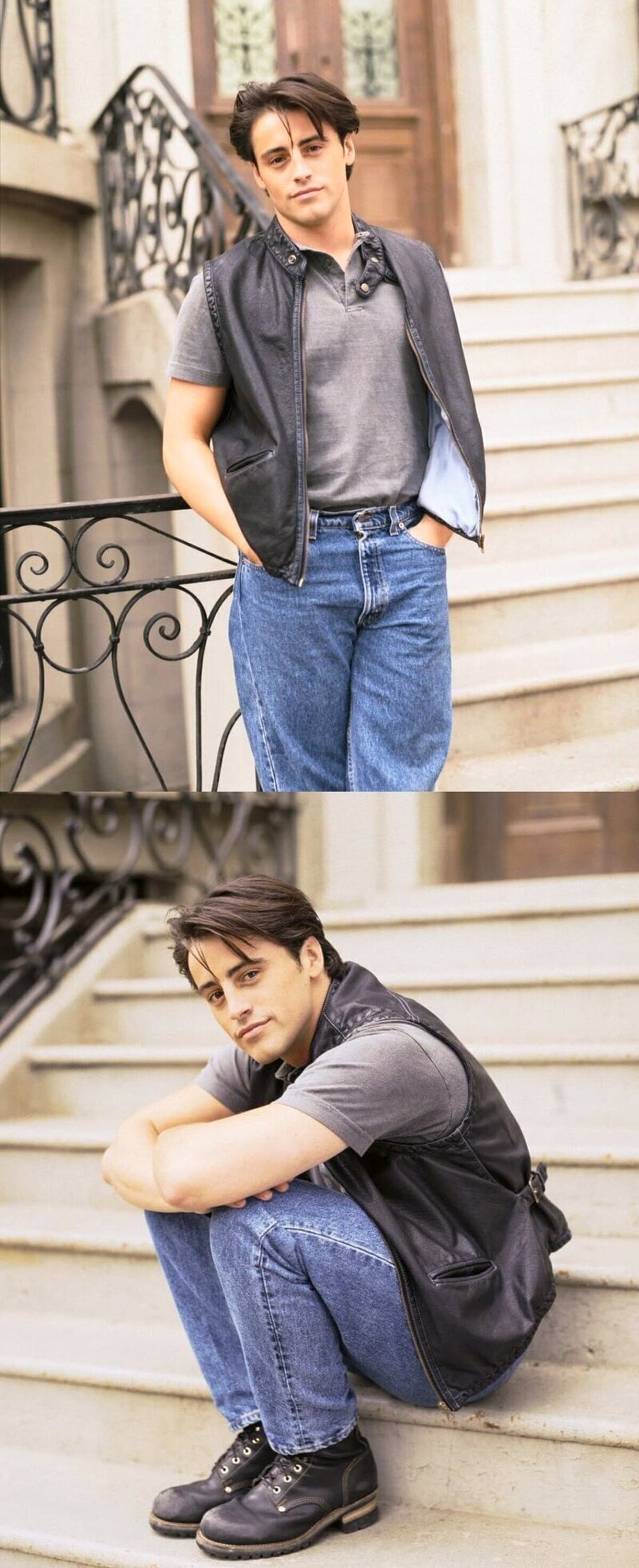 Matt LeBlanc en una sesión de fotos de 1994