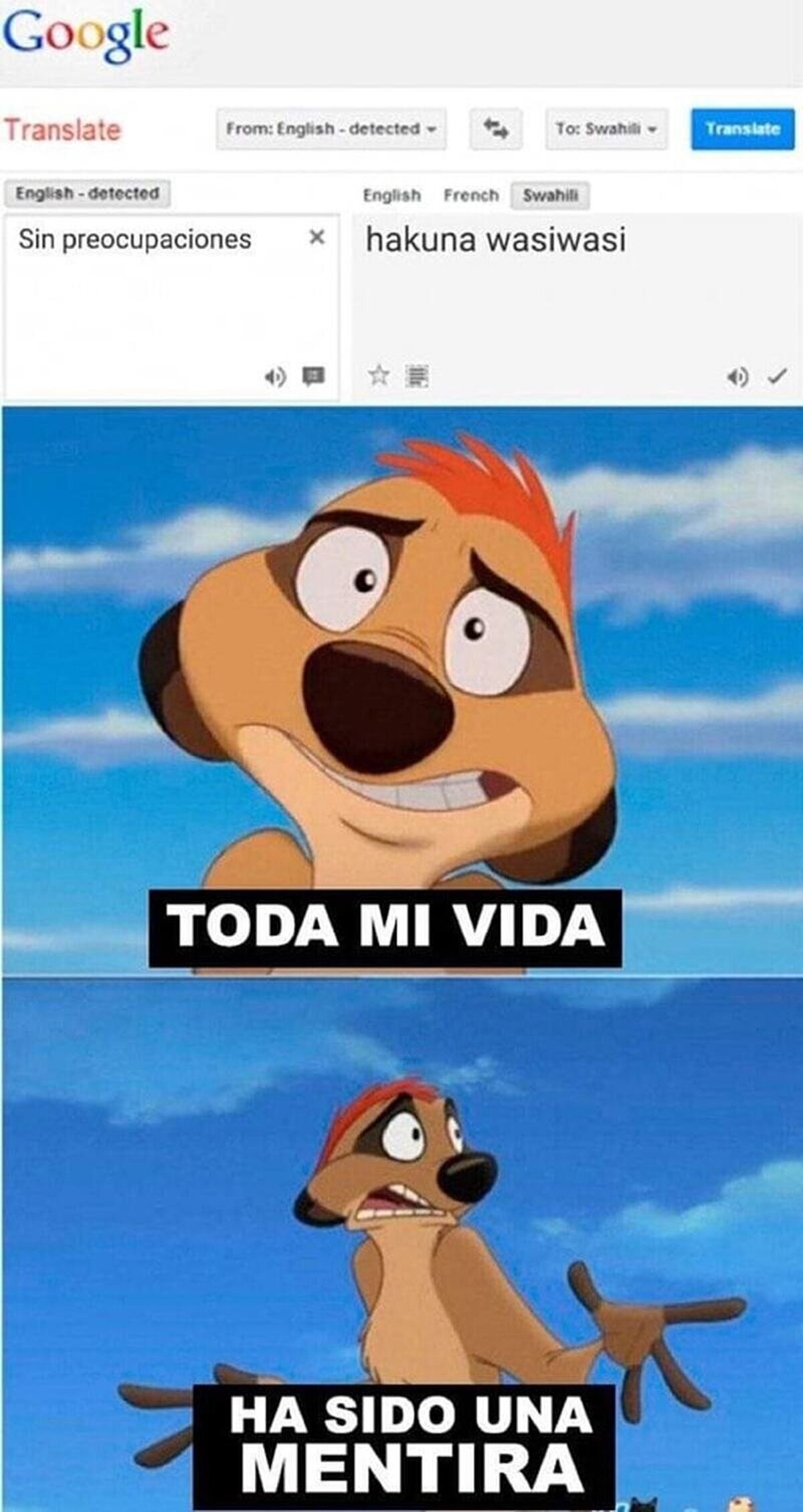 Nos mintieron amigos