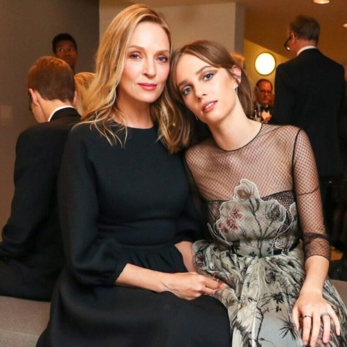 Uma Thurman y Mia Hawke