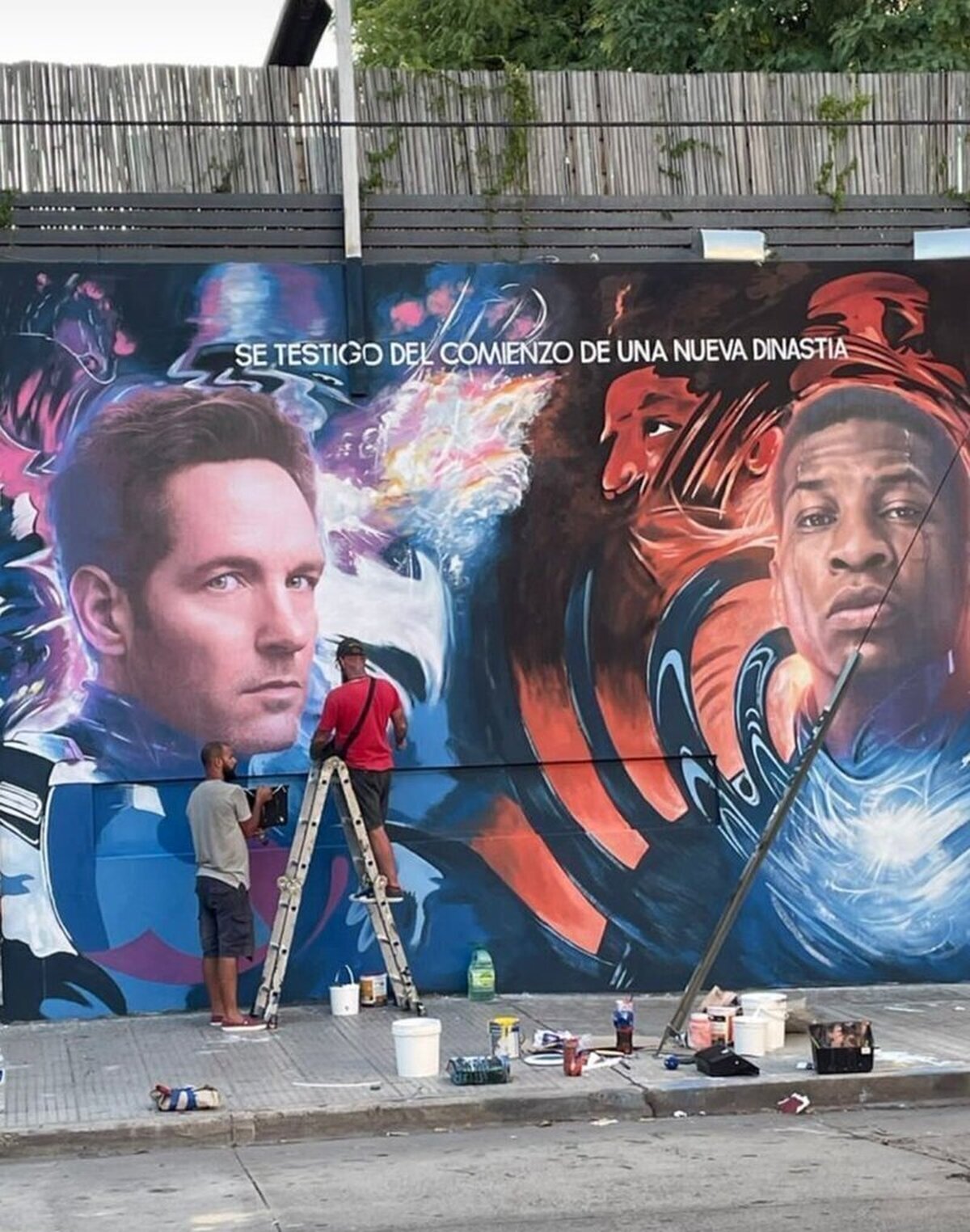 Se viene mural de 'ANT-MAN AND THE WASP QUANTUMANIA' en Palermo.  