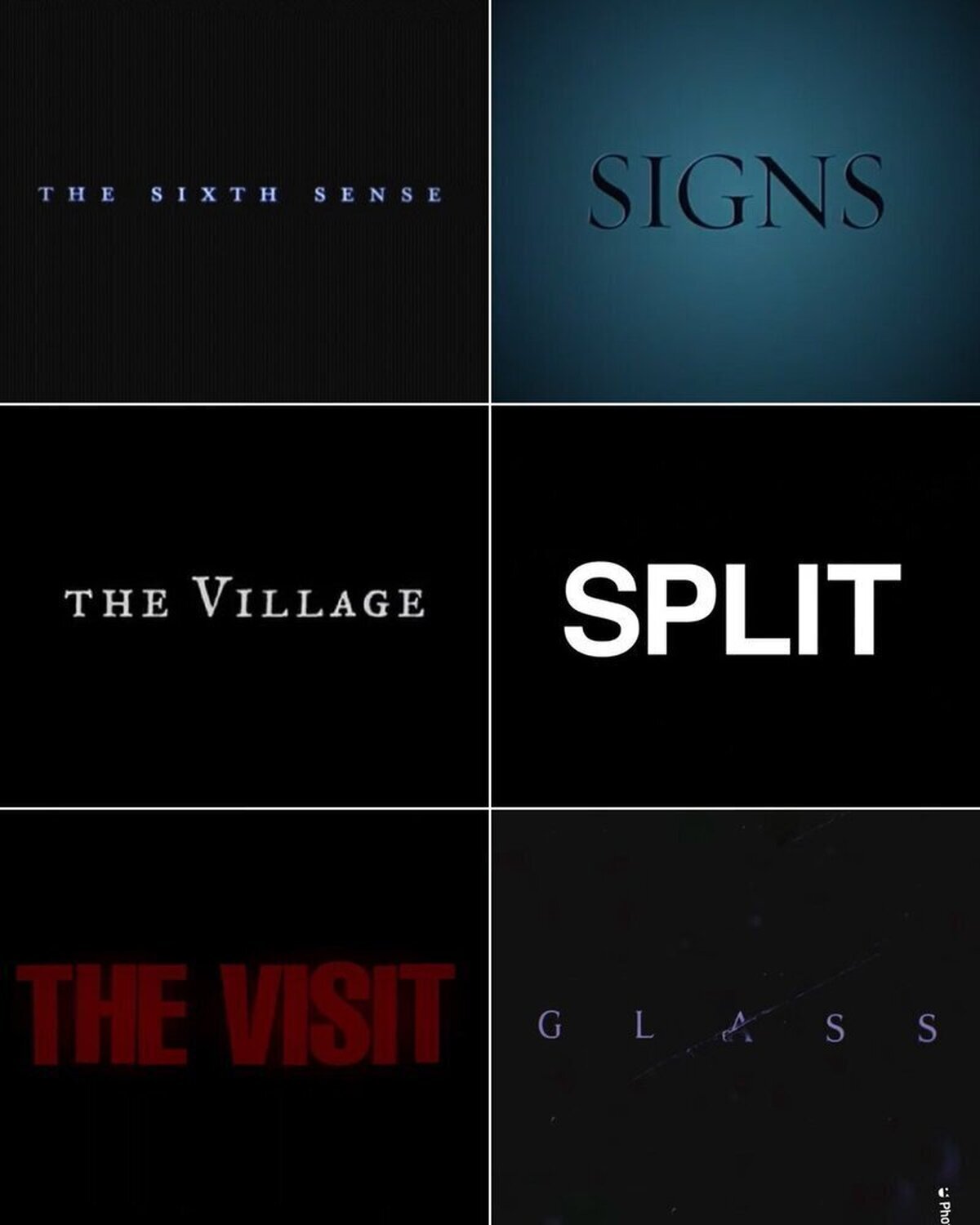 Dirigidas por M. Night Shyamalan. ¿Cual es tu película favorita del director?  
