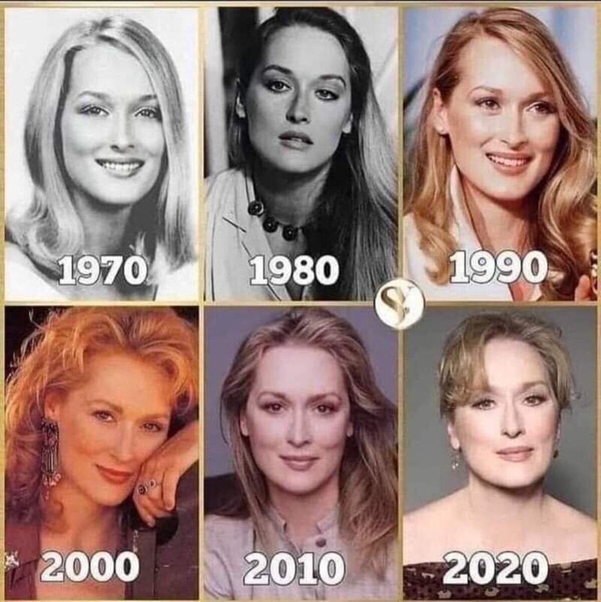 Meryl Streep, fabulosa en cualquier década.  