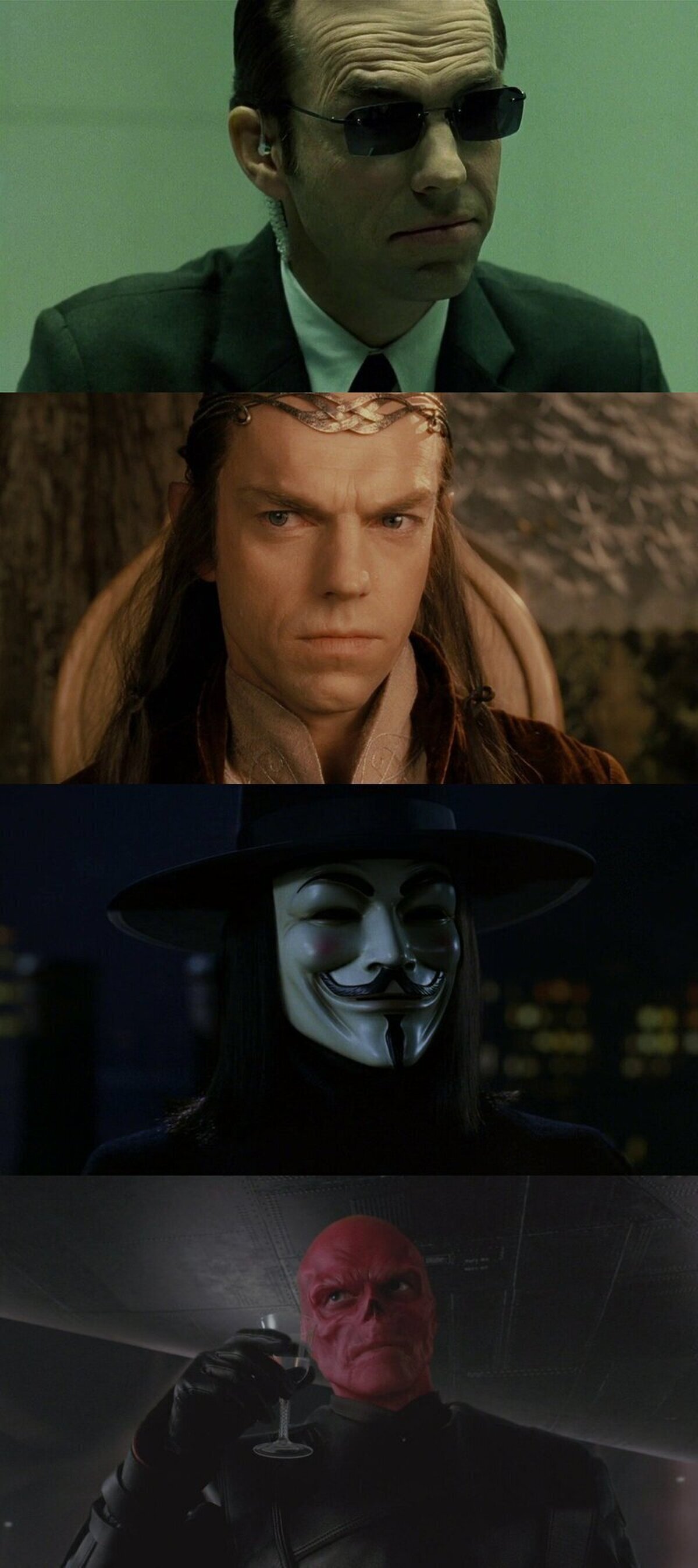 Hoy cumple 63 años el gran Hugo Weaving, felicidades.  