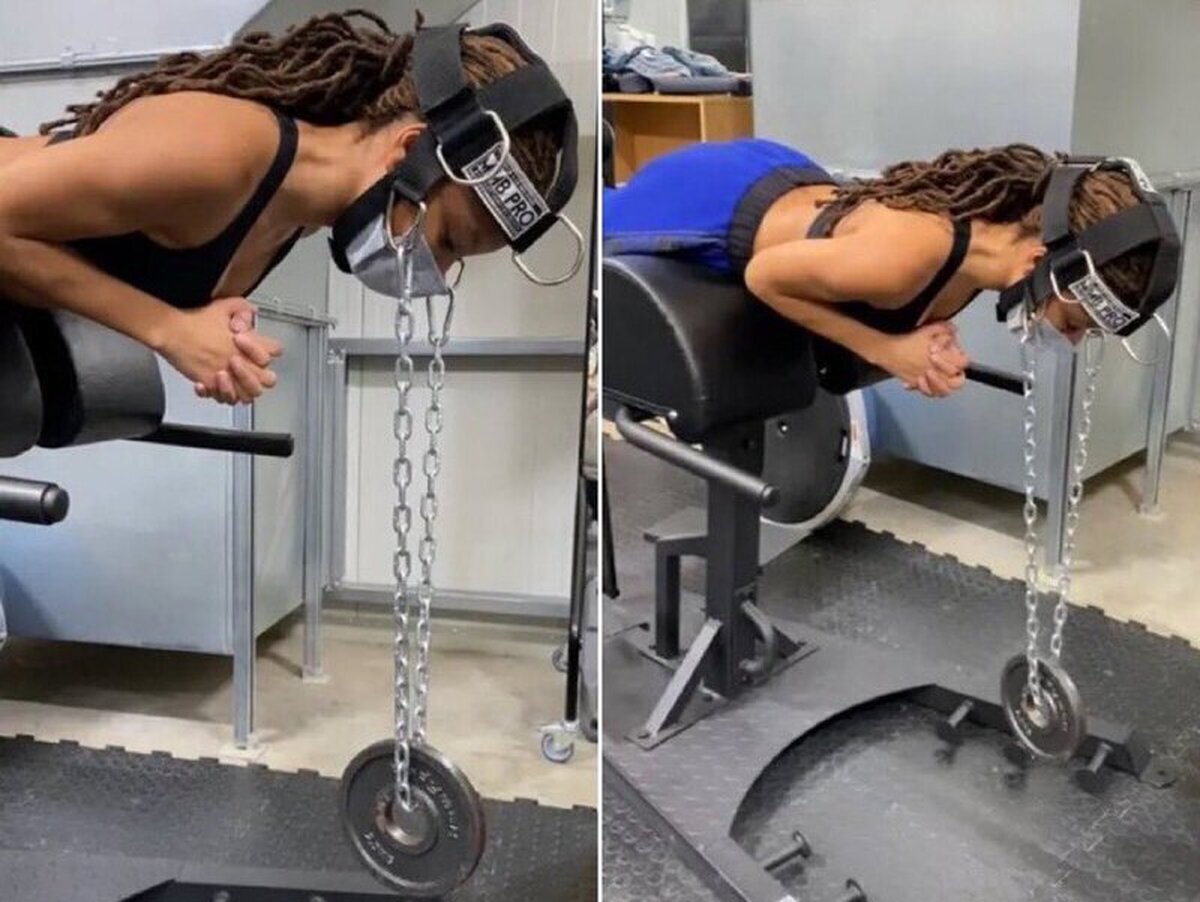 No sé si estoy viendo el entrenamiento de Halle Bailey para La Sirenita o estoy viendo una nueva trampa de Jigsaw