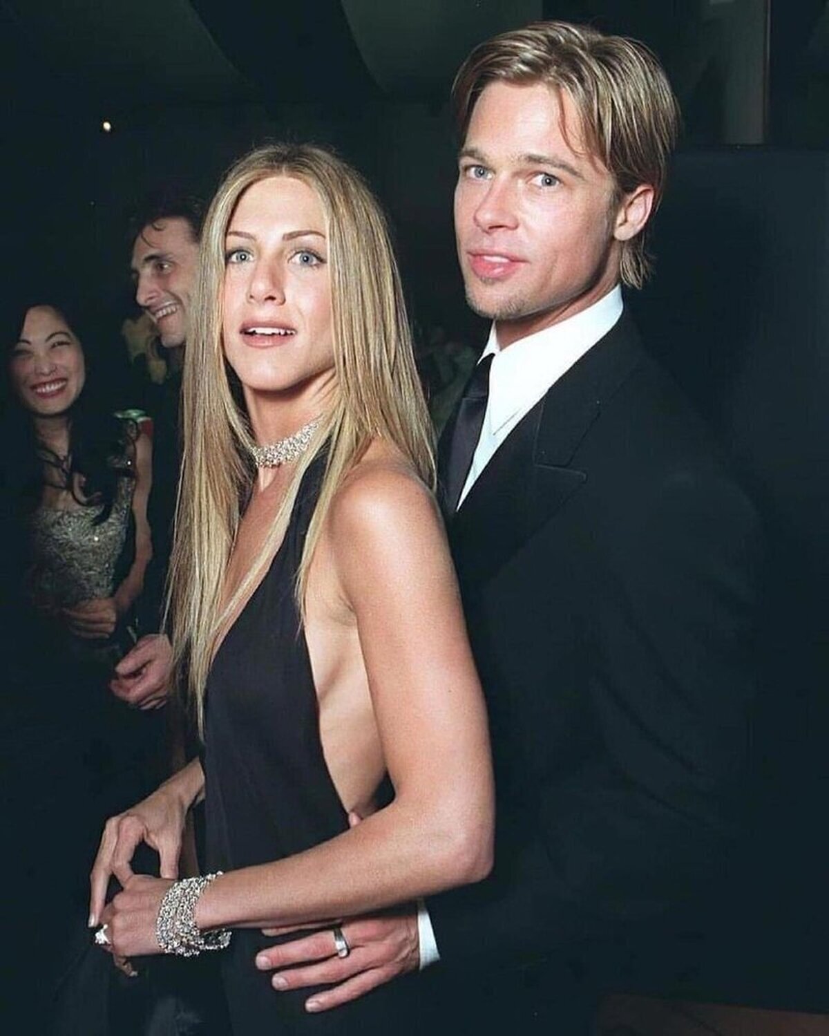Cuando Jennifer Aniston y Brad Pitt fueron novios.  