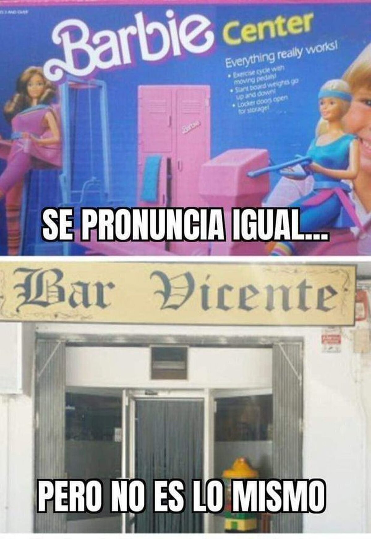 Barbie Center vs Bar Vicente