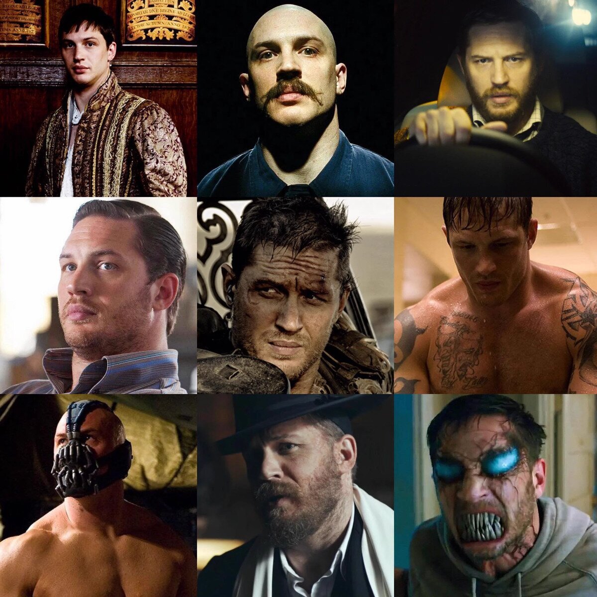Le sobra carisma, tiene una mirada con una fuerza descomunal y me parece un gran actor, es anecdótico que su peor papel sea 'VENOM' el resto tiene papelones brutales, el enorme Tom Hardy