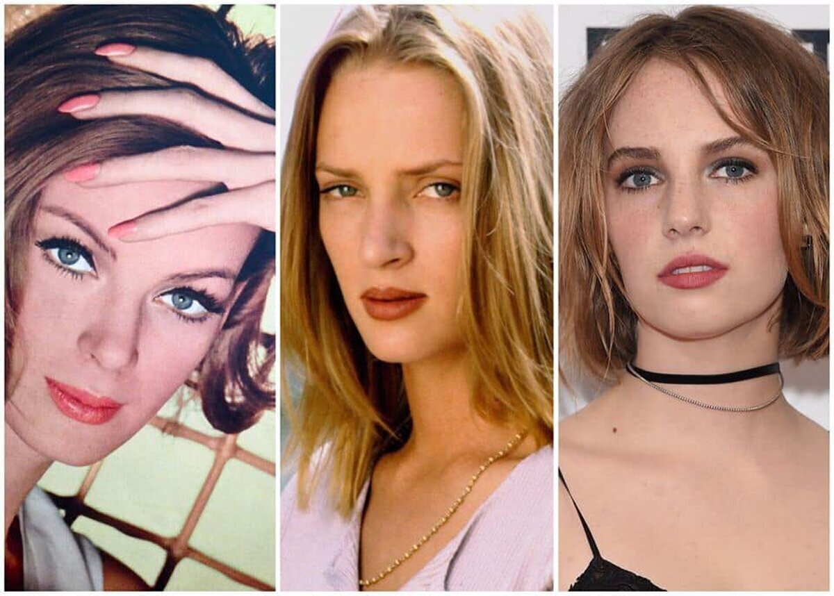 Abuela - Madre - Hija.Nena von Schlebrügge, Uma Thurman y Maya Ray Thurman-Hawke.