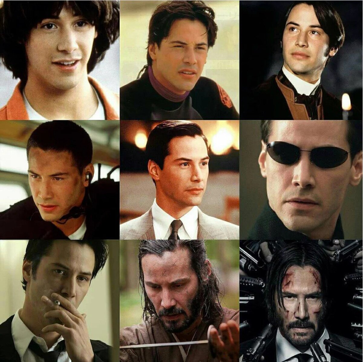 Keanu Reeves un actor que cae bien y se lo ha ganado, con dos papeles memorables para el cine: Neo y John Wick
