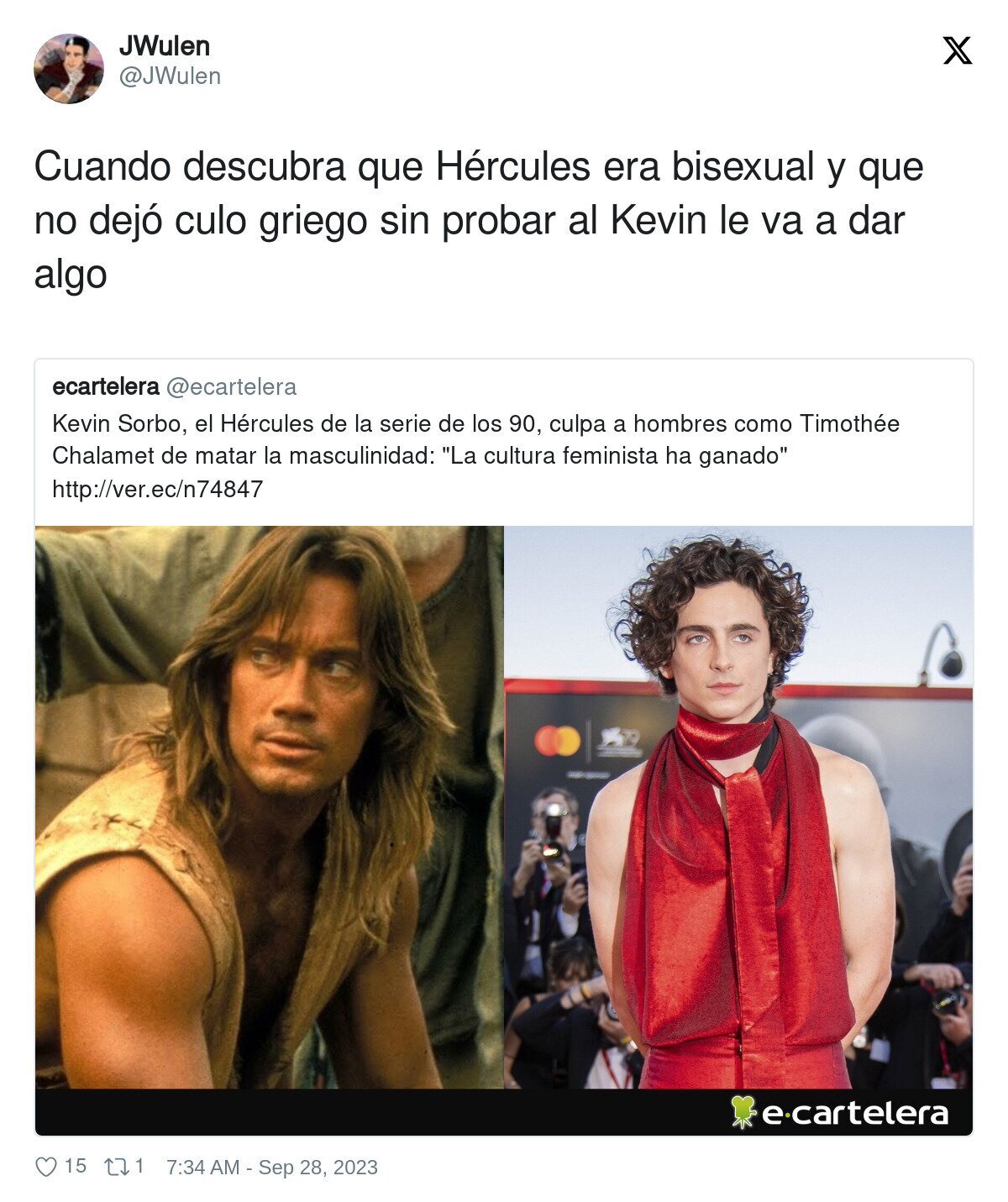 Kevin, deberías indagar más sobre tu personaje