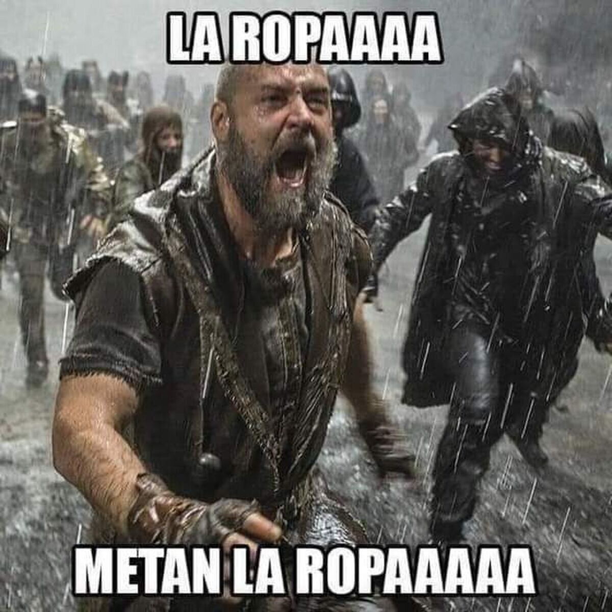 Cuando empiezan a caer 4 gotas