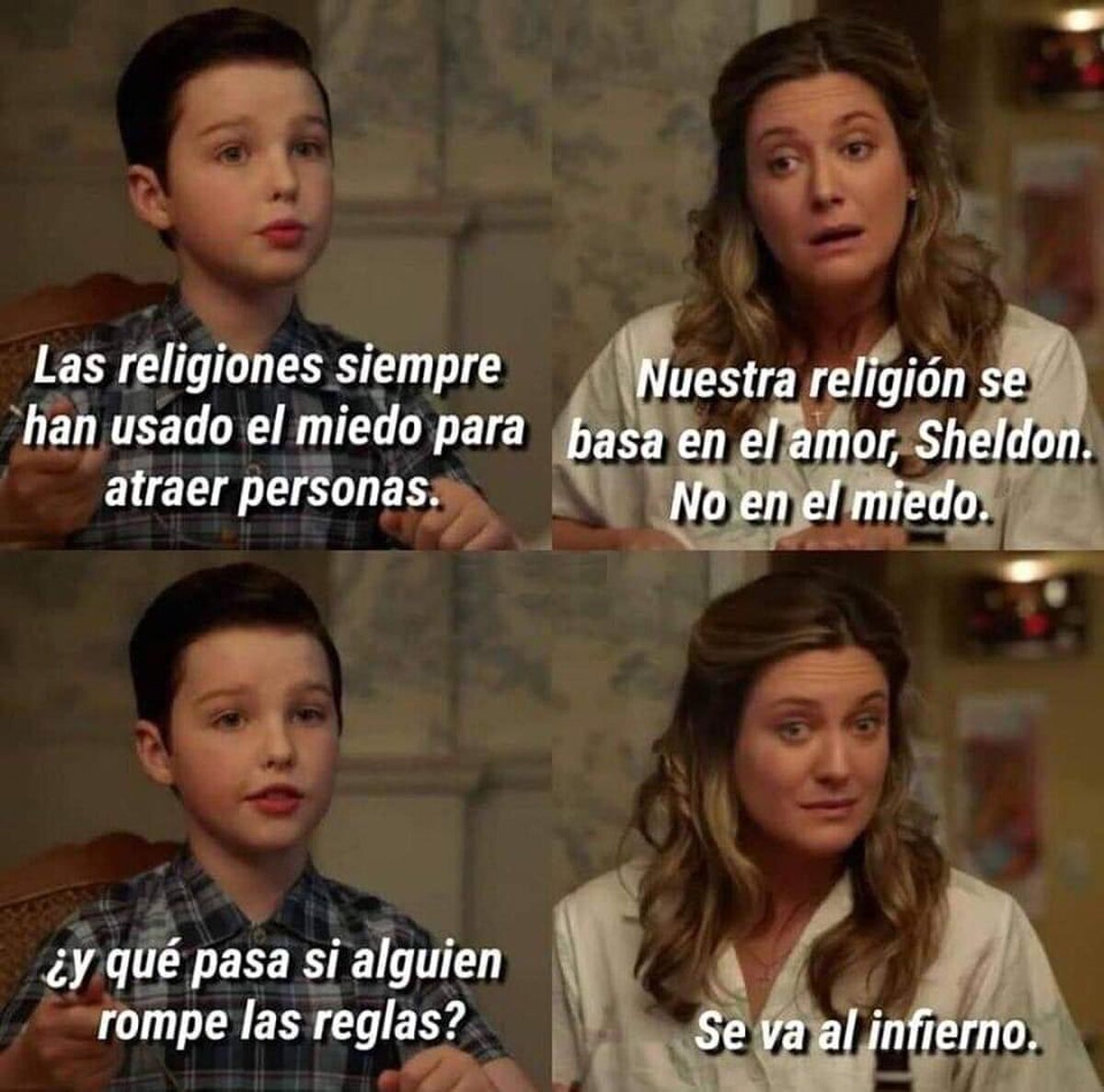 No comprendo de sus religiones, humanos. Por favor, que alguien me explique