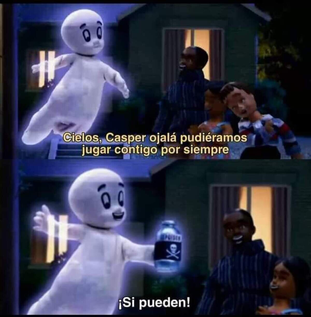 Menudo cabronazo el Casper este