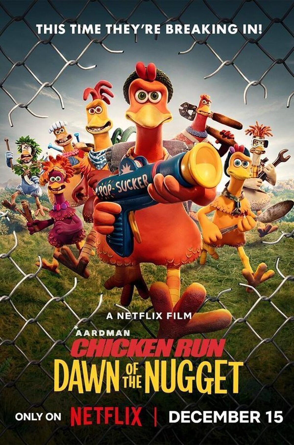 23 AÑOS DESPUES llega a Netflix a nivel mundial la secuela de CHICKEN RUN.