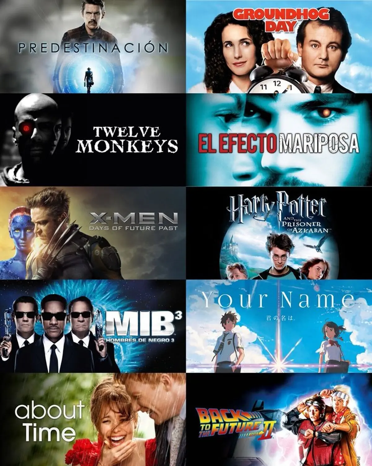 DIEZ películas increíbles con viajes en el tiempo 
