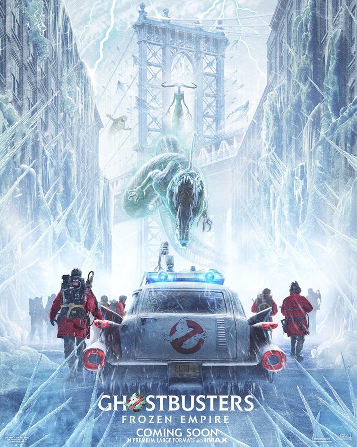 Primer póster de ‘GHOSTBUSTERS: FROZEN EMPIRE’