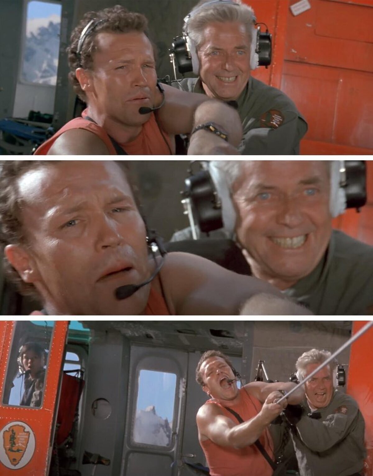 Un saludo al señor de la sonrisa diabólica en “Máximo riesgo”(1993)