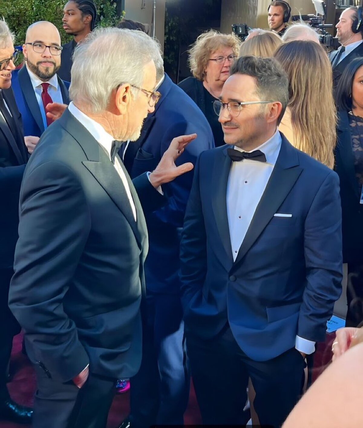 Steven Spielberg junto a Bayona, una foto para la historia
