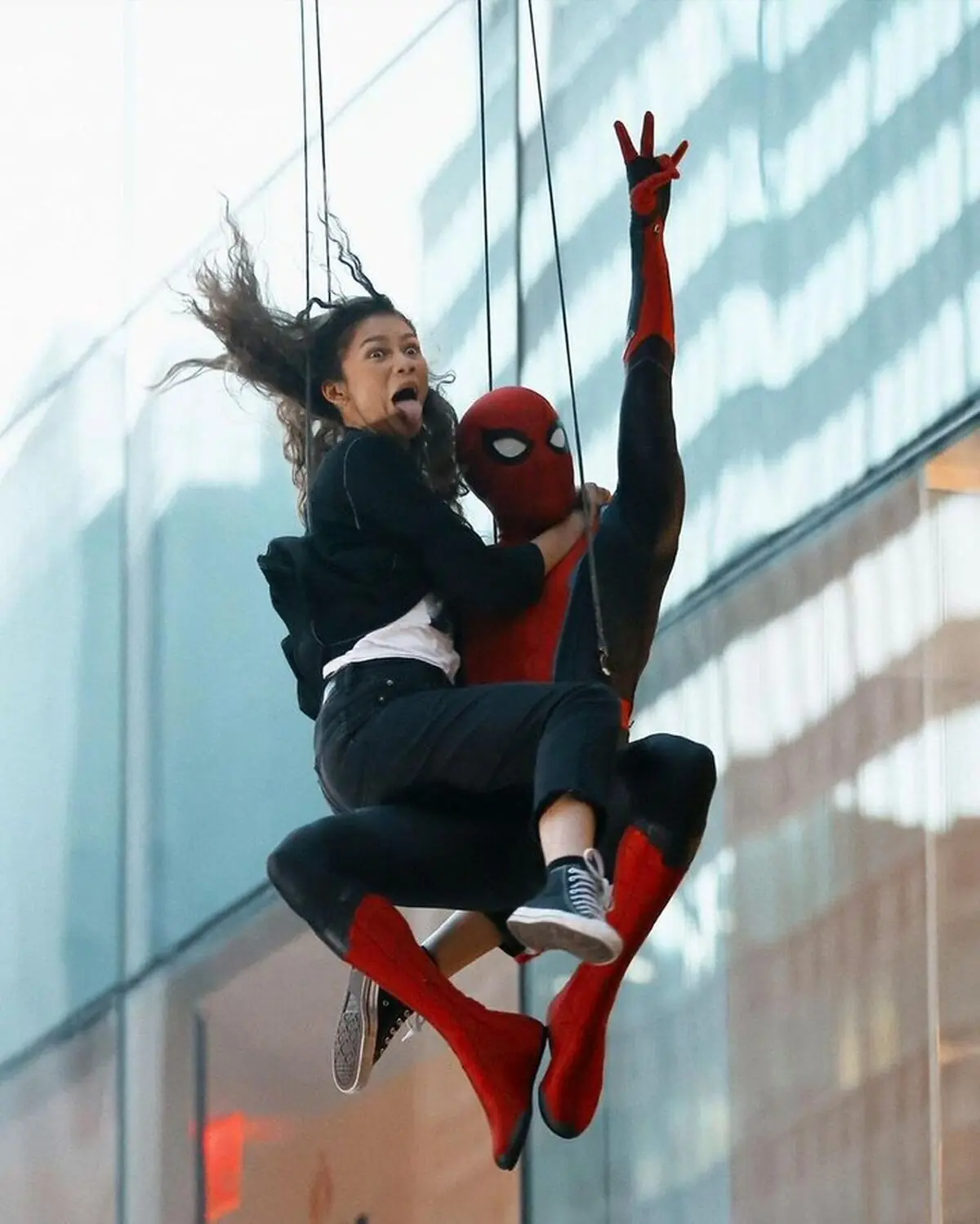Zendaya nunca se acostumbró al balanceo de la telaraña