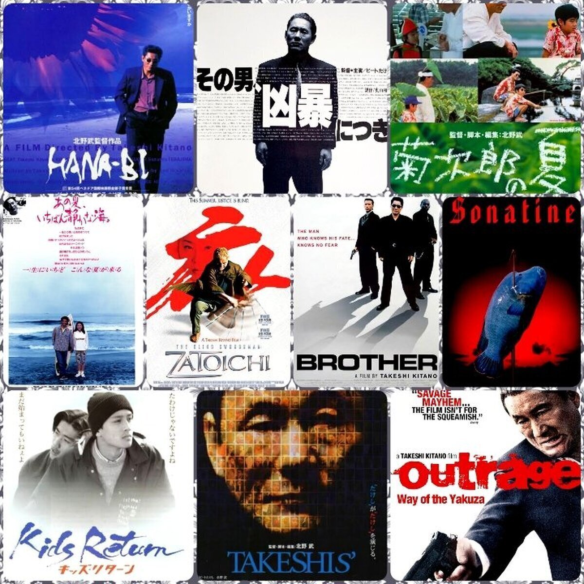 10 obras imprescindibles como director del versátil Takeshi Kitano