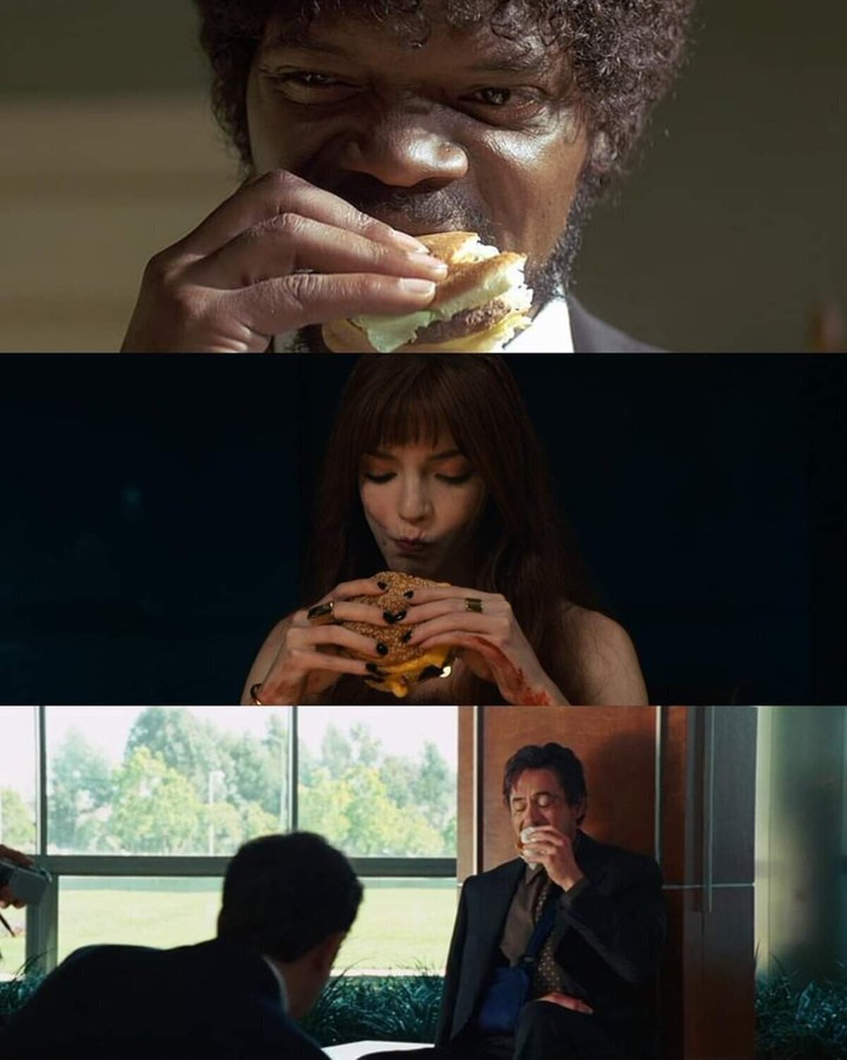 Pelis con hamburguesas. Nombra una.