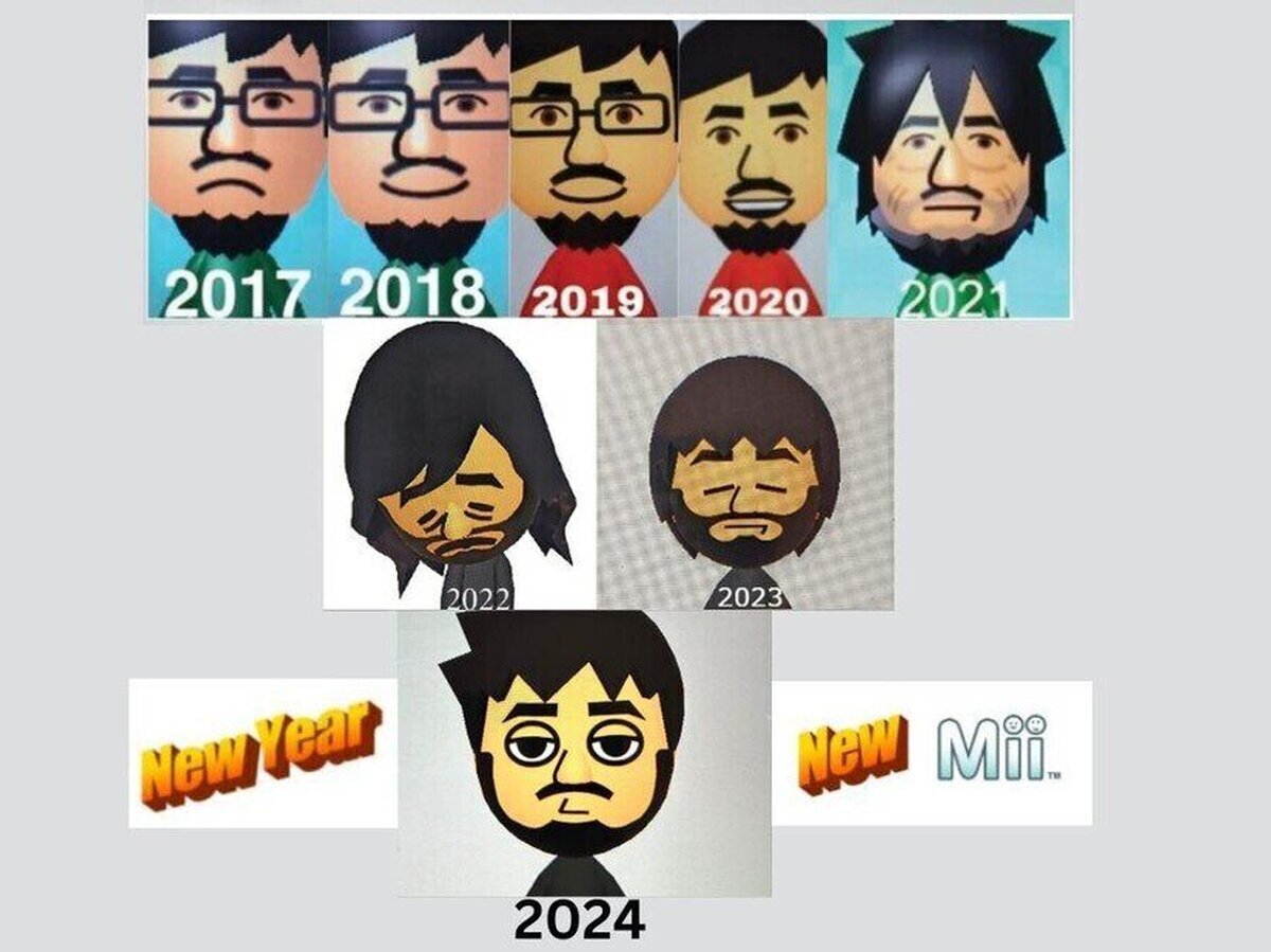 Los Mii se van haciendo viejos