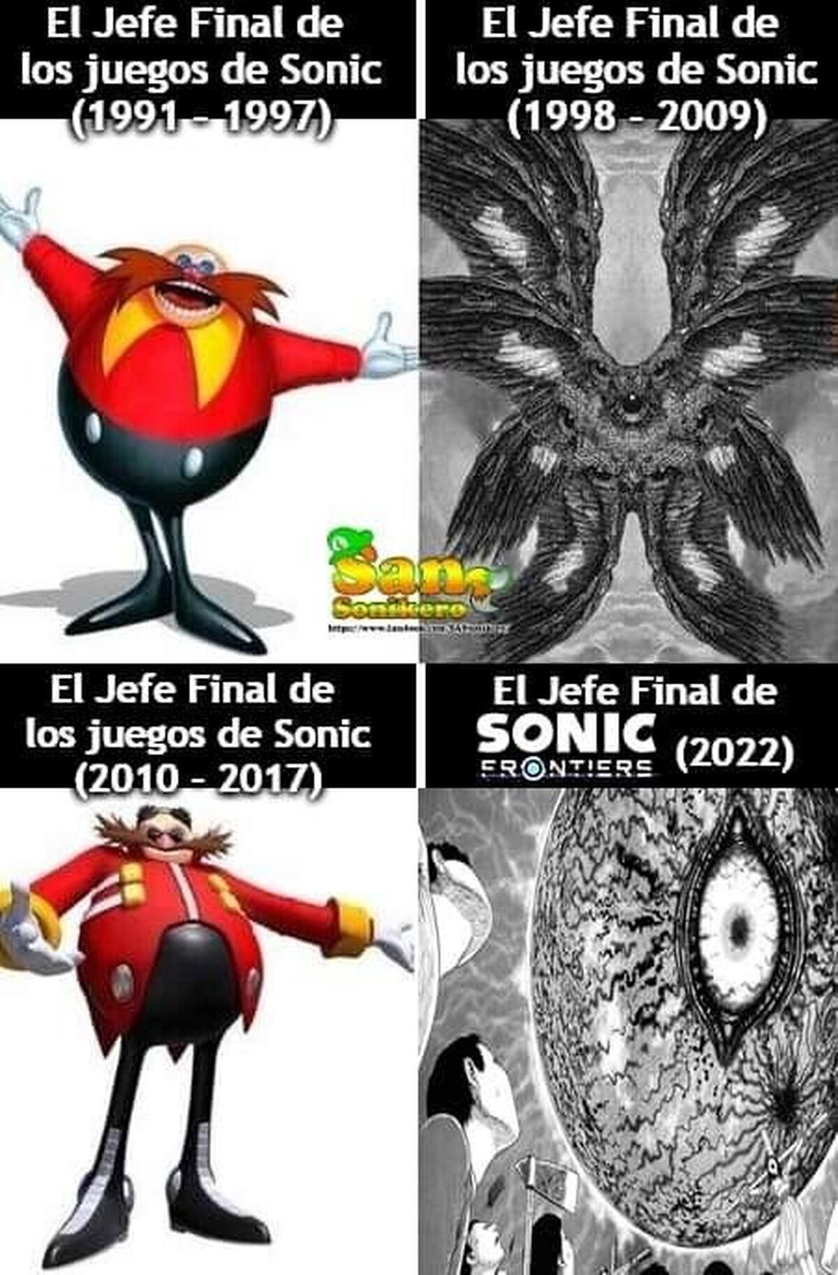 Villanos de sonic. No lo podré superar