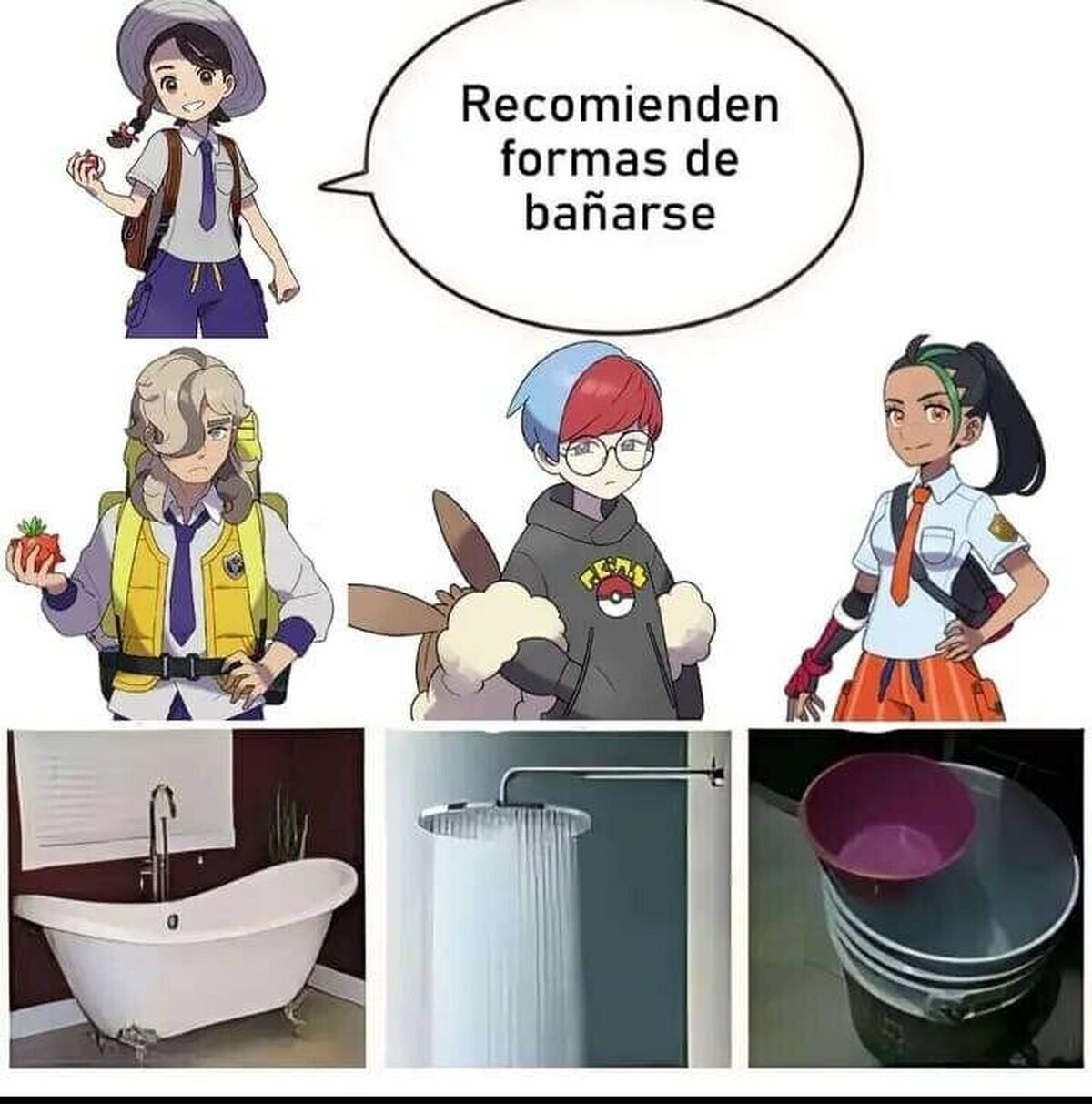 Faltó bañarse en el rio