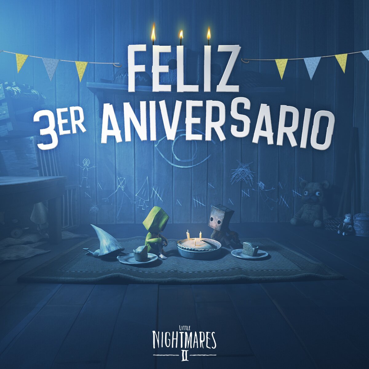 LittleNightmares II está de aniversario! ¿Queréis un poco de tarta, pequeños?, por BandaiNamcoE