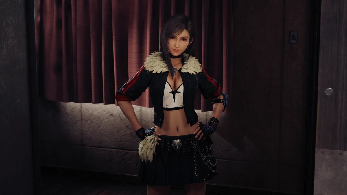 Tifa vestida de Squall debe ser lo más cercano a la perfección que existe