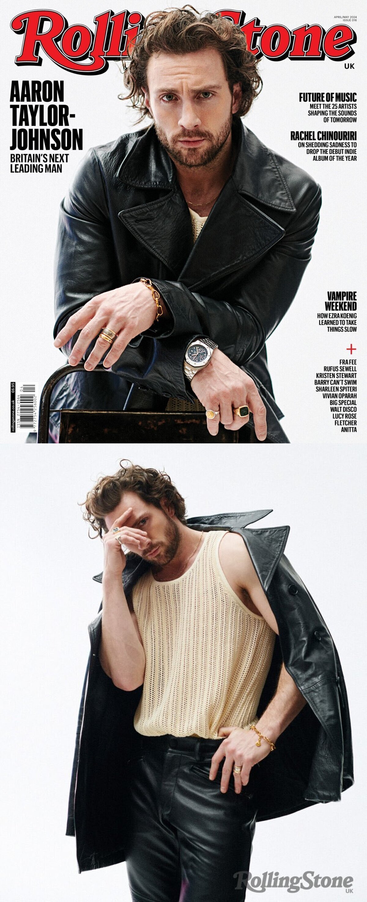 Aaron Taylor-Johnson es portada de Rolling Stone UK 2024.