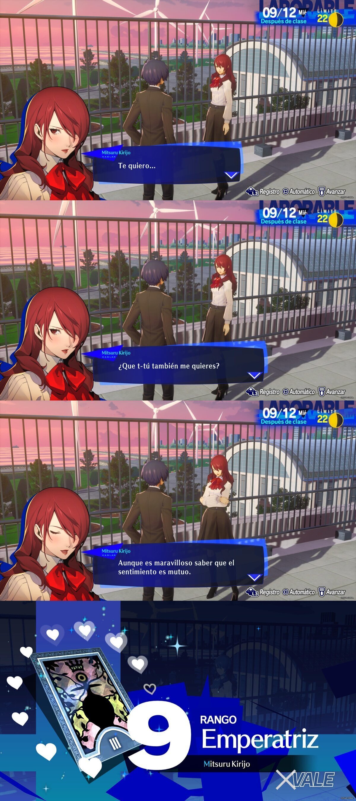 ¡Elegí a Mitsuru deidad! La best girl del juego