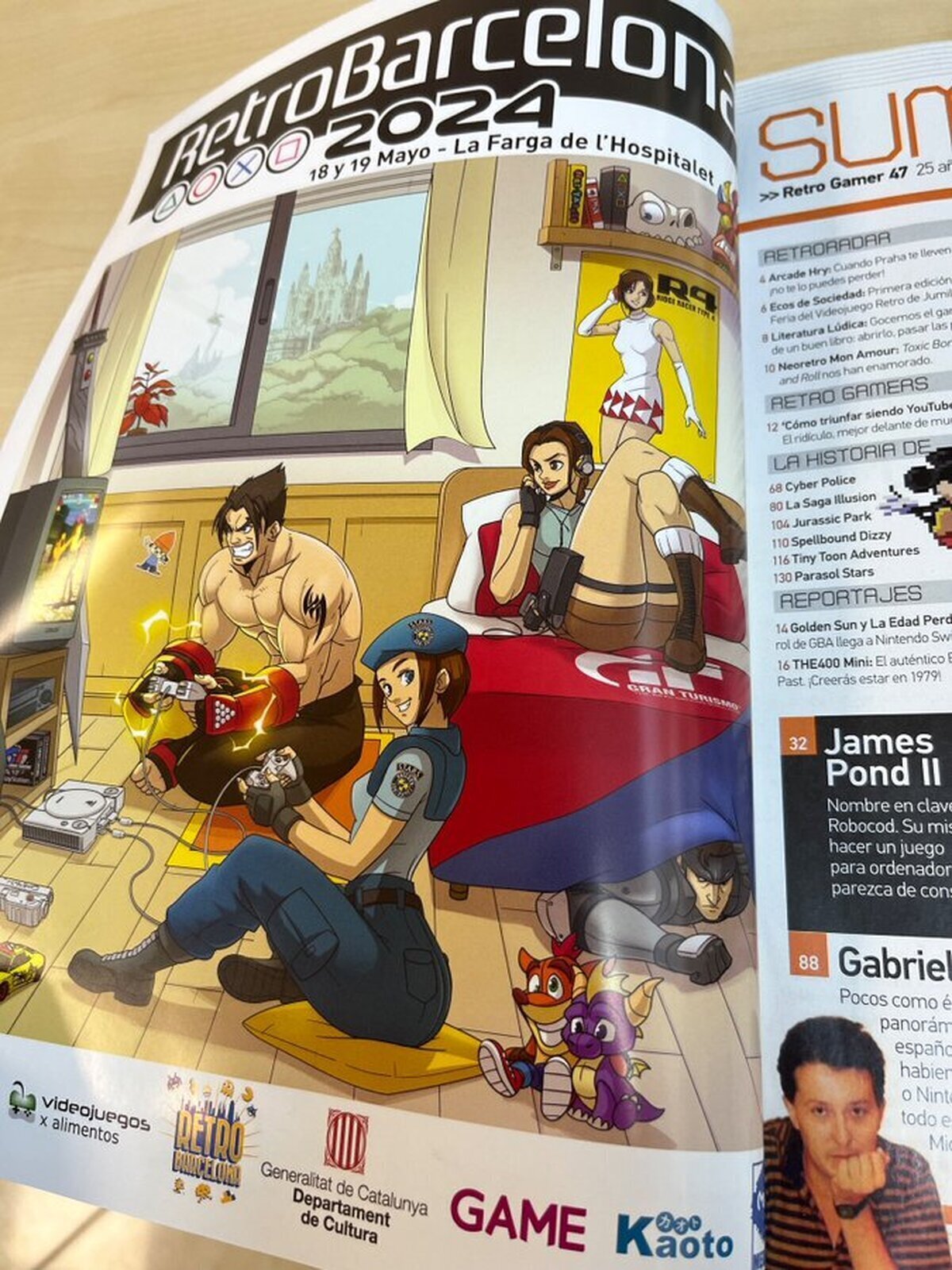 Abrir la última Retro Gamer y ver la publi de @RetroBarcelona tiene su guasa