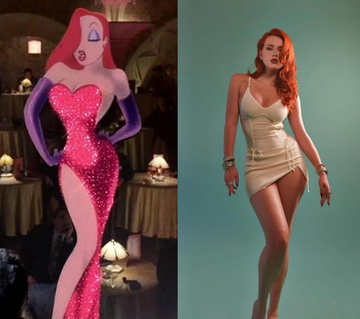 Bella Thorne sería la perfecta Jessica Rabbit...