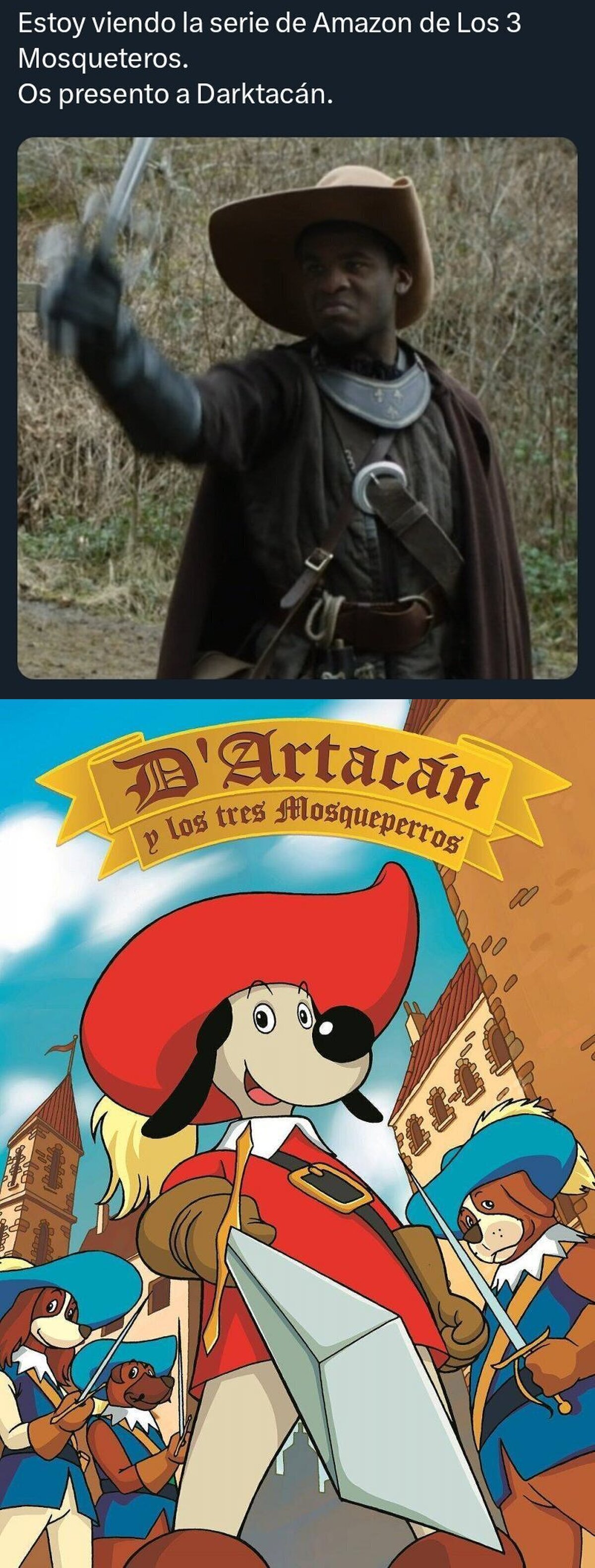 Oh no, se han cargado a D'Artagnan, no lo han hecho exactamente igual a como lo escribió Alejandro Dumas, no como en otras adaptaciones amadas que es 100% fiel a la obra original.