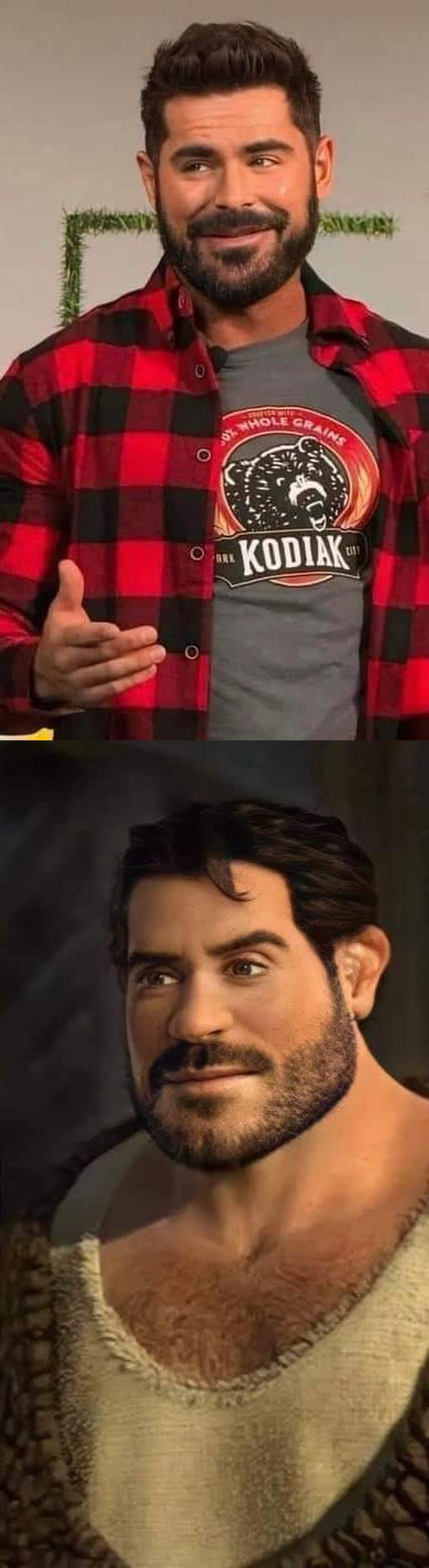 Zack Efron se convirtió en el Shrek guapo.